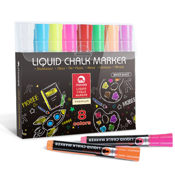 Premium Chalk Markers 8 Dynamic Colors