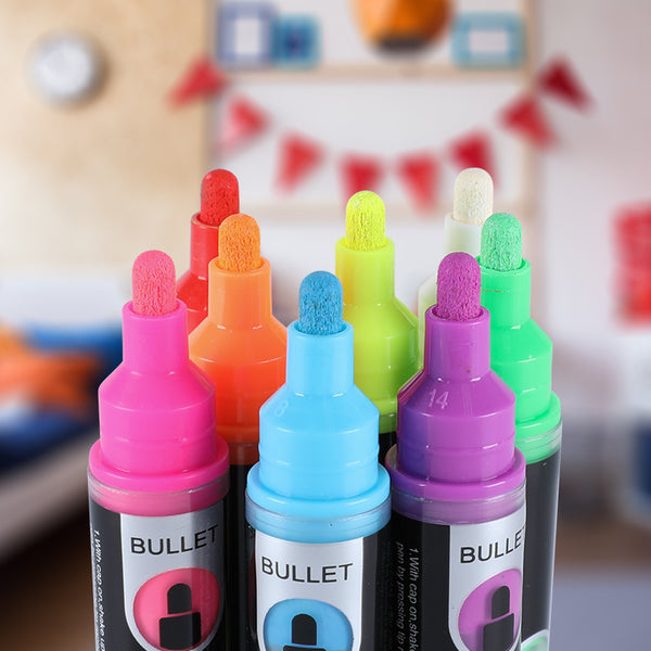 Premium Chalk Markers 8 Dynamic Colors