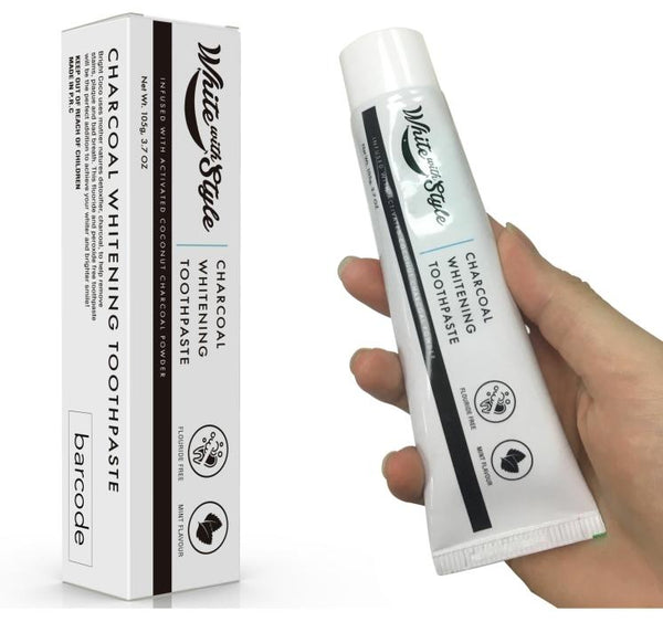 Sparkle White Teeth Whitening Kit w/Charcoal Toothpaste