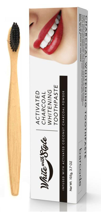Bamboo Charcoal Toothpaste with Bamboo Toothbrush