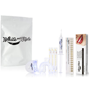 Sparkle White Teeth Whitening Kit w/Charcoal Toothpaste