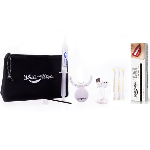 Stellar White Advanced Teeth Whitening Kit with Charcoal Toothpaste
